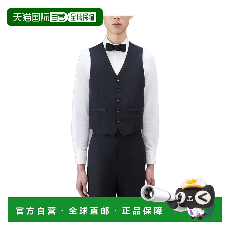 香港直邮Thom Browne 羊毛V领马甲 MVC001B00626