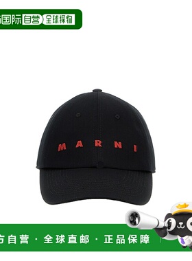 香港直邮Marni 徽标帽子 CLZC0108S0UTC311潮流时尚 高级感正品