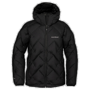 日潮跑腿Montbell女款羽绒服户外EX800蓬90绒鹅绒保暖连帽1101674