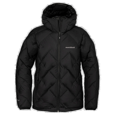 日潮跑腿Montbell女款羽绒服户外EX800蓬90绒鹅绒保暖连帽1101674