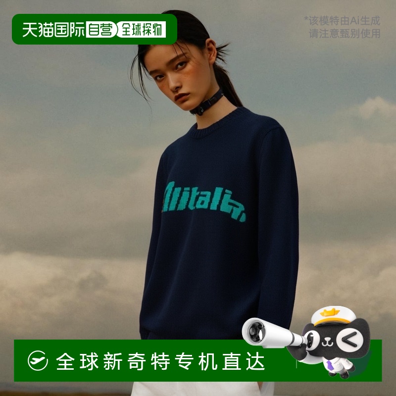 1h可退 香港直邮潮奢 Alberta Ferretti 女士 毛衣 blue蓝色 舒适