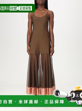 香港直邮FENDI 女士连衣裙 FZDD39AUHRF1RXA SS2025 棕色