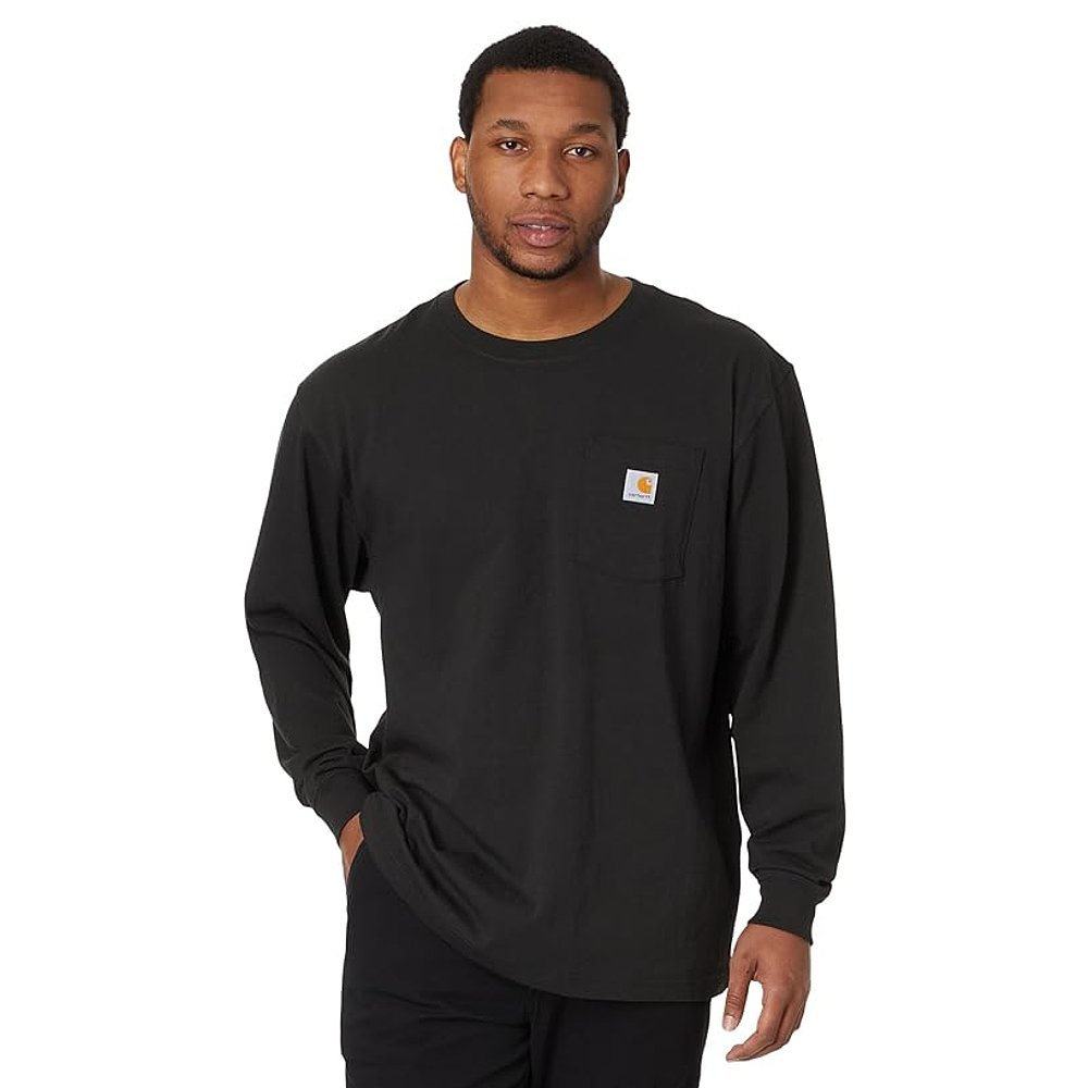 潮奢 Carhartt 卡哈特 男士 L/S 工装口袋T恤