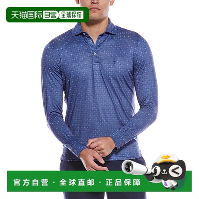 自营TailorByrd Golf Clubs Performance Polo Shirt - blue 美国