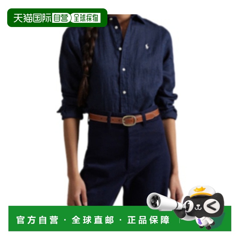 1h可退 欧洲直邮ralph lauren polo 女士 衬衫亚麻