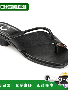 自营 Journee Collection 女士 Tru 舒适泡沫 Mina 凉鞋 - 黑色