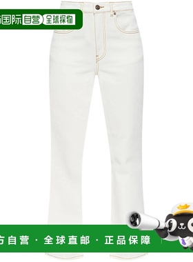 香港直邮TORY BURCH 女士牛仔裤 168289111 SS2025 白色 FLARED J