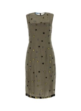 PRADA 女士连衣裙 P3L86RSOOO14I6F0161 SS2024 灰色