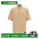 徽标刺绣格纹衬衫 1h可退 巴宝莉 男士 香港直邮潮奢 Burberry