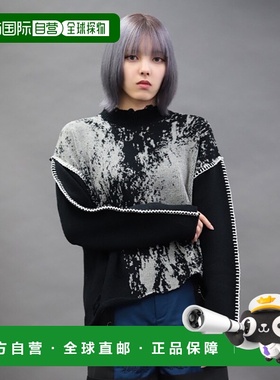 1h可退 日本直邮NIBBLE POISON 女装 宽松半袖针织衫 破坏风编织