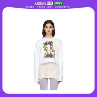 Digital Studios 香港直邮潮奢 女士白色 套头衫 Acne Print