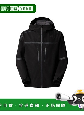自营欧洲直邮The North Face北面 NSE男士黑色聚酯纤维连帽夹克