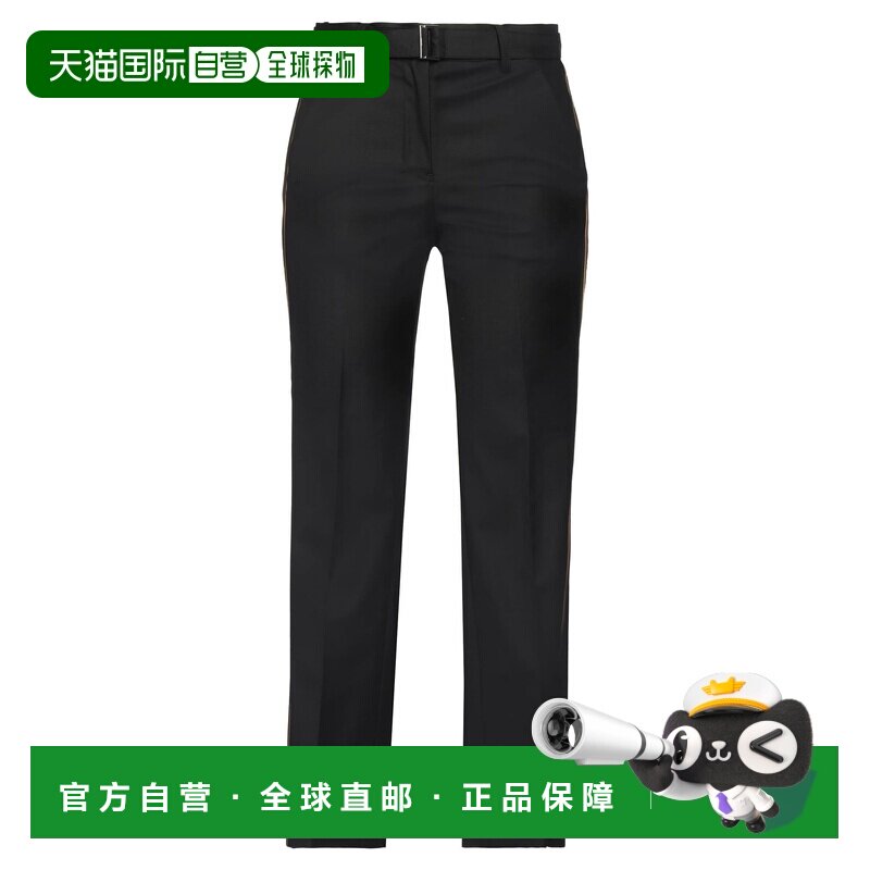1h可退 香港直邮Sacai 女士 休闲长裤 black黑色 舒适时尚裤子,女装/女士精品,休闲裤,淘宝优惠券,粉丝福利购,淘宝优惠卷