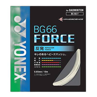 日本直邮YONEX BG66 力量 200M BG66F-2-011尤尼克斯穿线羽拍