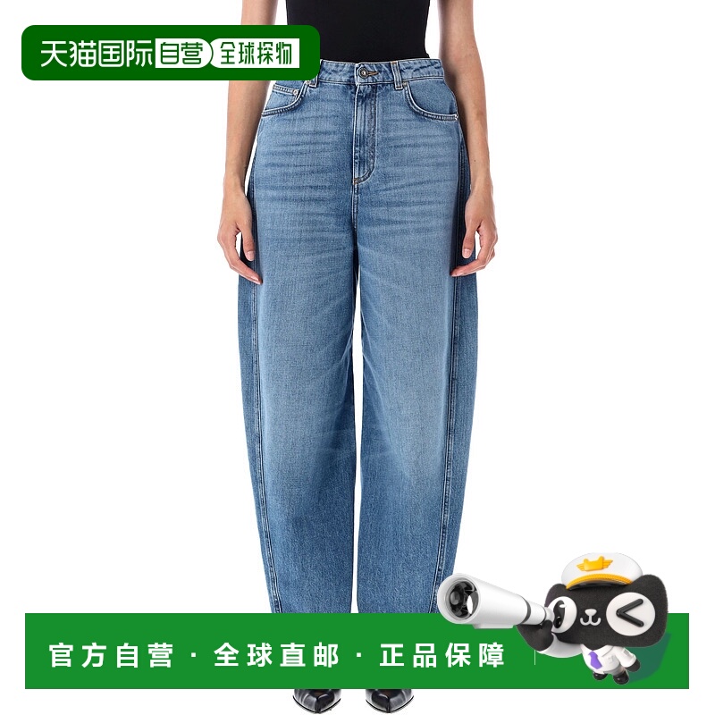 1h可退 香港直邮GIVENCHY 女士牛仔裤 BW517J516W420 AW2025 蓝色