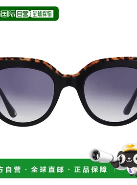 自营Nine West 46369RNJ001 Black Cat Eye Ladies Sunglasses 10