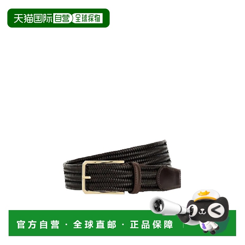 1h可退 欧洲直邮canali 男士 腰带新款牛皮皮带