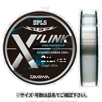 日本直邮Daiwa Steez Fluoro X'LINK 120m 10lb 自然色