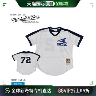 衬衫 芝加哥白袜队 日本直邮MITCHELL NESS Fisk 1981 Carlton