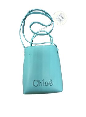 CHLOÉ 女士斜挎包 C23UP873I1046K SS2024 蓝色 可调节肩带单肩包