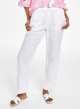 美国直邮charter club 女士 休闲裤高腰直筒裤休闲百搭