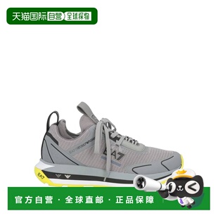 1h可退 香港直邮潮奢 Ea7 男士 运动鞋 grey灰色 舒适时尚男鞋