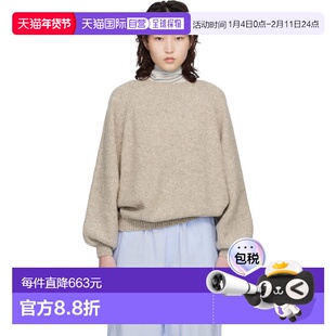 1h可退 香港直邮潮奢 Baserange 女士 灰褐色 Soar 毛衣 PUSOSRWS