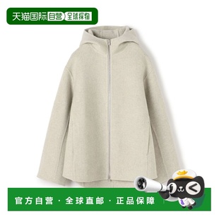 羊毛羊绒双面呢短款 1h可退 女装 VIE 连帽外套 日本直邮GALERIE