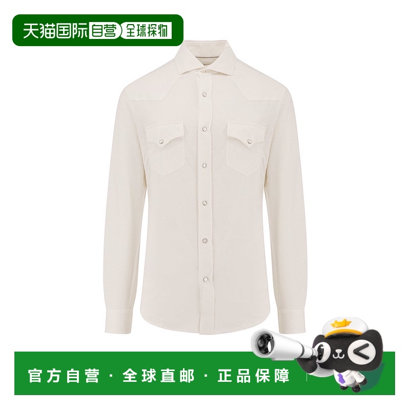 1h可退 香港直邮BRUNELLO CUCINELLI 男士衬衫 MW8356666C828 SS2