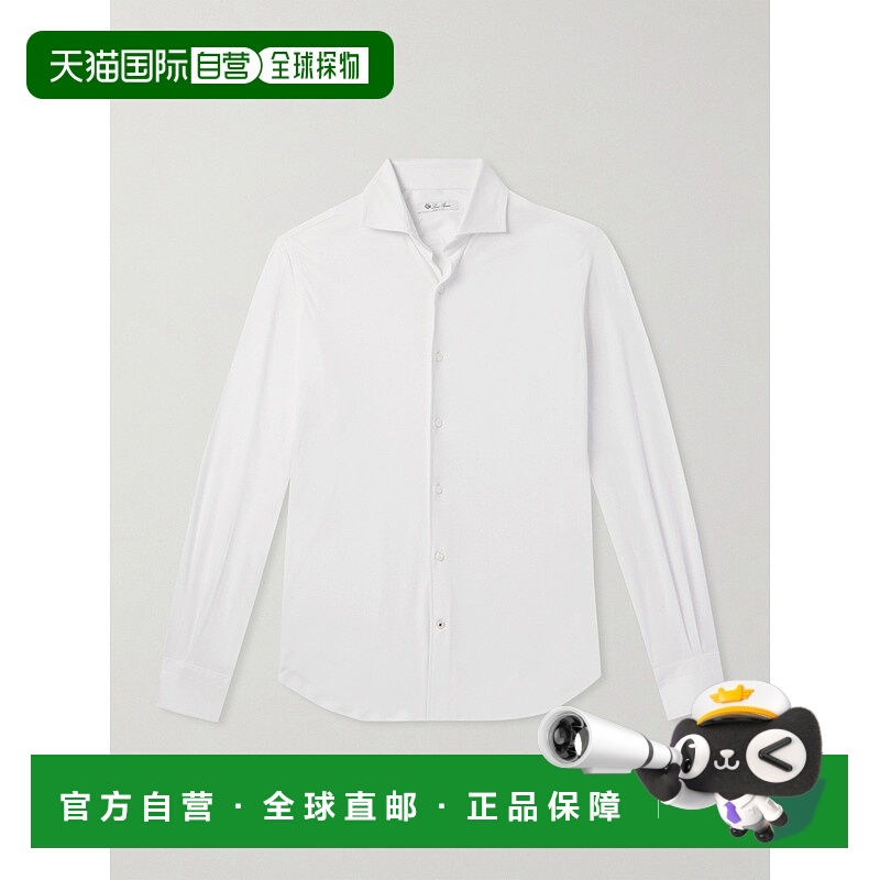 1h可退 Loro Piana 诺悠翩雅 男士 翻领衬衫 FAL6123长袖