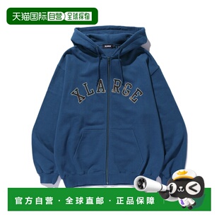 1h可退 日本直邮XLARGE男女同款迷彩徽章连帽卫衣 101261012012