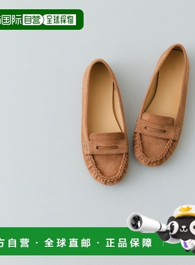 1h可退 日本直邮RODE SKO 女士防水褶饰莫卡辛鞋 平底舒适日常百