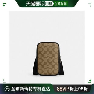 采用标志性帆布 CO912 Aden 青铜色 卡其 斜挎包 美国直邮COACH