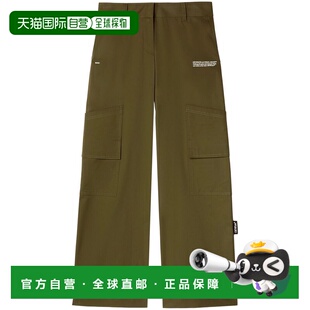 香港直邮off 休闲裤 white 工装 OWCF026S25FAB002 女士 1h可退