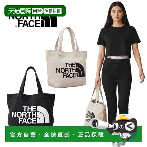 日本直邮The North Face 棉质托特包 NF0A3VWQ 单肩包 男女通用