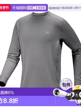 加拿大直发始祖鸟RHO MERINO男款圆领保暖时尚羊毛打底衫