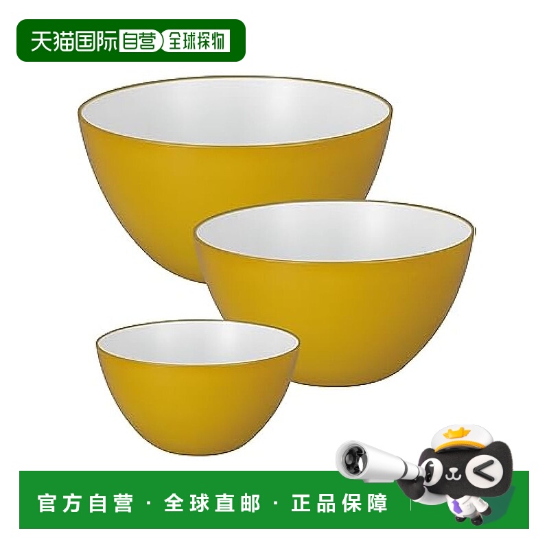 【日本直邮】CB JAPAN耐热碗  抗菌易洗 14cm 18cm 20cm三件套