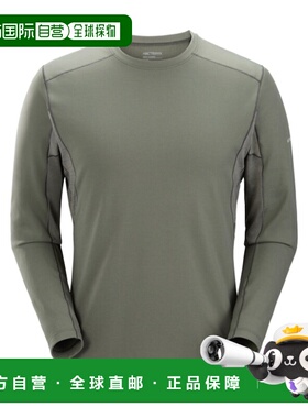 加拿大直邮ARC'TERYX始祖鸟男士RHO HYBRID腋下羊毛混合面料薄绒