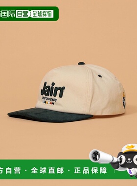 1h可退 日本直邮Jain Golf 男装 宽松版型棉质棒球帽 3D刺绣设计