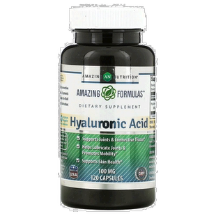 香港直发Amazing Nutrition透明质酸胶囊100mg健康120粒