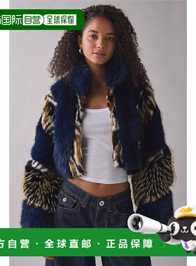 1h可退 【美国直邮】urban outfitters 女士 外套皮草夹克