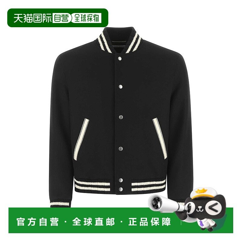 香港直邮SAINT LAURENT 男士外套 625918Y180W1000 CO 黑色,男装,夹克,淘宝优惠券,粉丝福利购,淘宝优惠卷