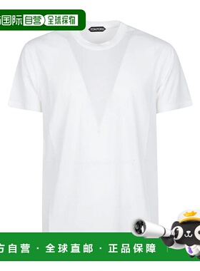 1h可退 香港直邮TOM FORD 男士T恤 JCS004JMT012 AW2025 白色