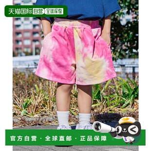 日本直邮PAIRMANON STREET 儿童版裏毛 tie dye印花图案短裤 1001