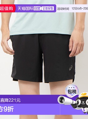 日本直邮ASICS 男士多口袋 7 英寸田径/跑步短裤2011D101（高性能