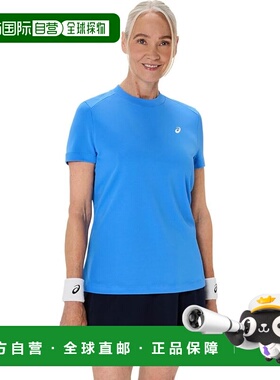 【日本直邮】亚瑟士 运动短袖T恤 2042A371 401(海滨蓝)