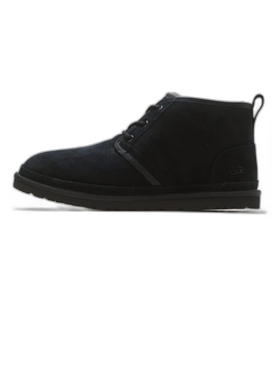香港直邮UGG 男士靴子 3236BLACK AW2025 黑色 徽标短靴男鞋