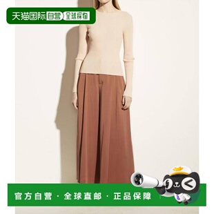 1h可退 【美国直邮】Vince Marled Rib Crew Pullover玫瑰水色女