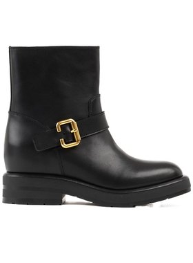 CHLOÉ 女士高跟鞋 C24A04NNV001 AW2024 黑色 CODDINGTON 短靴