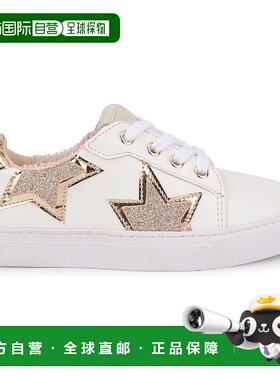 自营 yosi samraMiss Harper 白色和金色运动鞋 - 儿童 - 金色 美